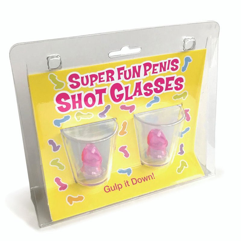 Super Fun Penis Shot Glasses - Set of 2 - Pleasure Den