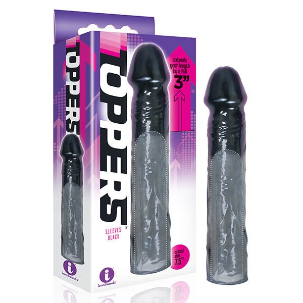 The 9's Toppers - 7.6 cm (3'') Penis Extension Sleeve - Pleasure Den