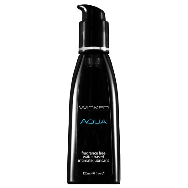 Wicked Aqua - Water Based Lubricant - 120 ml (4 oz) Bottle - Pleasure Den
