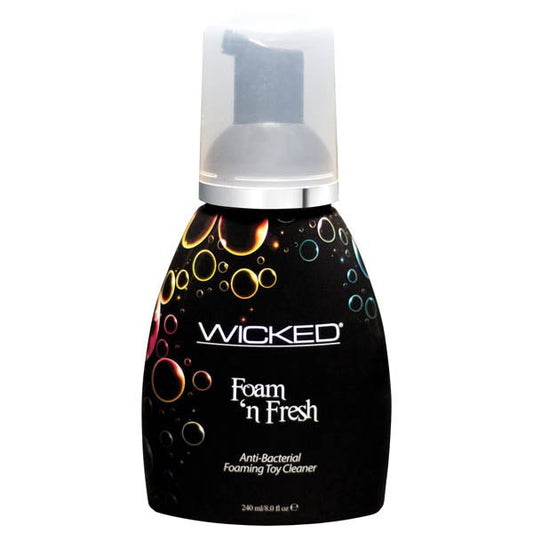 Wicked Foam 'n Fresh - Antibacterial Foaming Toy Cleaner - 240 ml (8 oz) Bottle - Pleasure Den