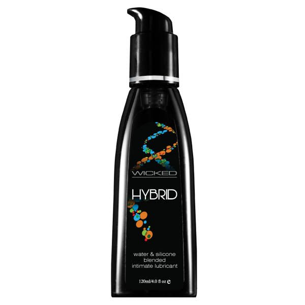 Wicked Hybrid - Water & Silicone Blended Lubricant - 120 ml Bottle - Pleasure Den
