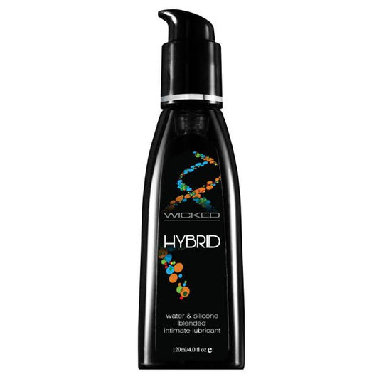 Wicked Hybrid - Water & Silicone Blended Lubricant - 120 ml Bottle - Pleasure Den