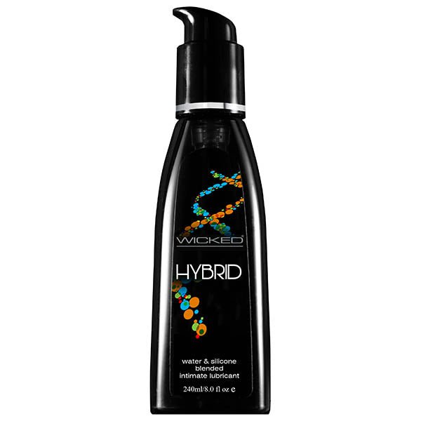 Wicked Hybrid - Water & Silicone Blended Lubricant - 240 ml Bottle - Pleasure Den