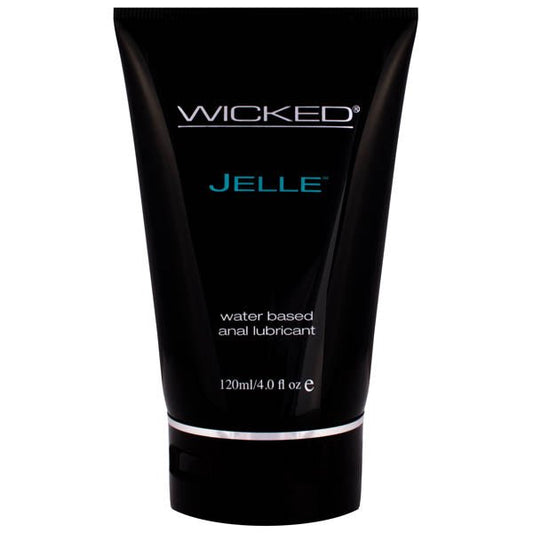 Wicked Jelle - Water Based Anal Lubricant - 120 ml (4 oz) Bottle - Pleasure Den