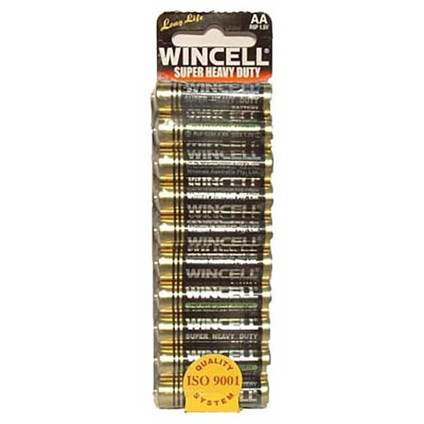 Wincell AA Super Heavy Duty Batteries - Super Heavy Duty Batteries - AA 10 Pack - Pleasure Den