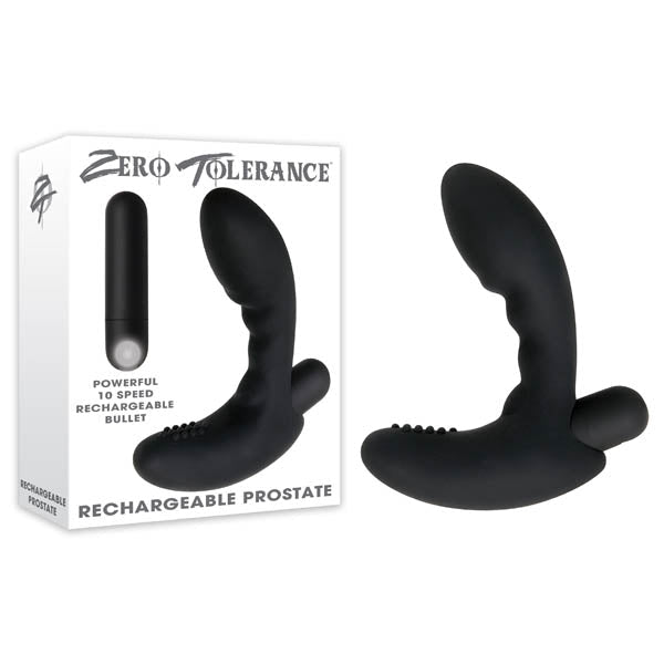 Zero Tolerance Rechargeable Prostate - Prostate Massager with USB Rechargeable Bullet - Pleasure Den