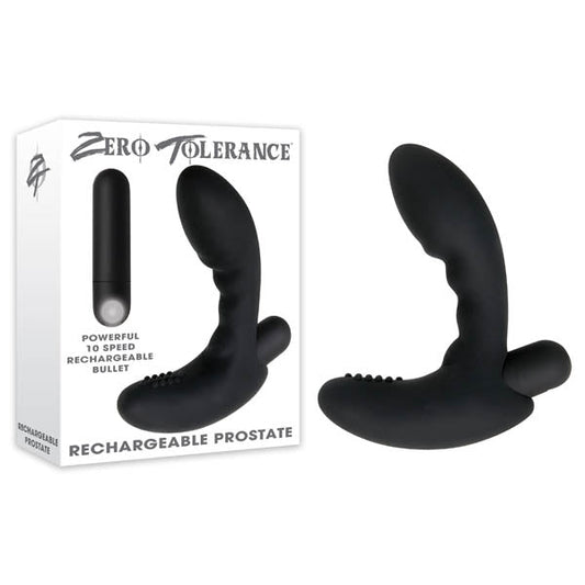 Zero Tolerance Rechargeable Prostate - Prostate Massager with USB Rechargeable Bullet - Pleasure Den