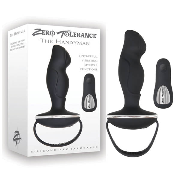Zero Tolerance The Handyman - USB Rechargeable Vibrating Anal Plug with Remote - Pleasure Den