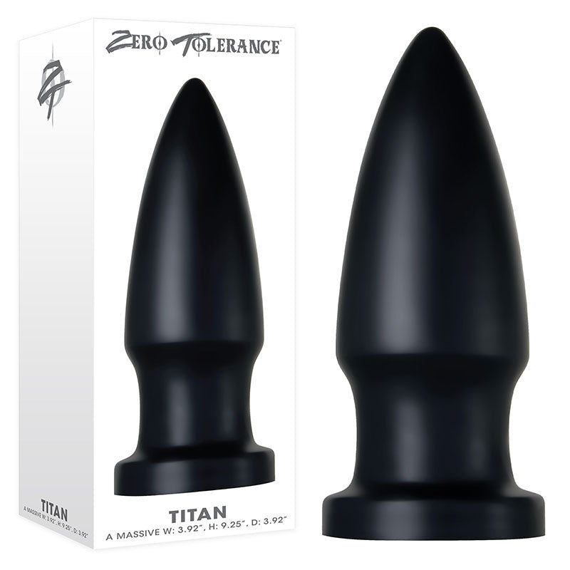 Zero Tolerance The Titan - Giant Butt Plug - Pleasure Den